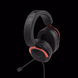 ASUS TUF Gaming H3 Casque Arceau Noir, Rouge Connecteur de 3,5 mm