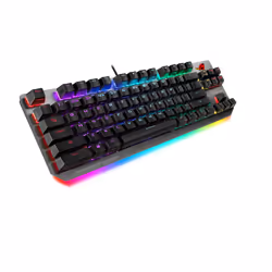 ASUS ROG Strix Scope NX TKL, 80%, USB, Clavier mécanique, LED RGB, Noir, Gris