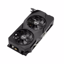 ASUS Dual -GTX1660S-6G-EVO, GeForce GTX 1660 SUPER, 6 Go, GDDR6, 192 bit, 7680 x 4320 pixels, PCI Express 3.0