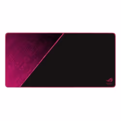 ASUS ROG Sheath Electro Punk, Noir, Rose, Uniforme, Caoutchouc, Base antidérapante, Tapis de souris de jeu
