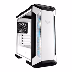 ASUS TUF Gaming GT501 White Edition, Midi Tower, PC, Blanc, ATX, EATX, micro ATX, Mini-ITX, Jouer, Bleu, Vert, Rouge