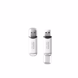 ADATA 8GB C906, 8 Go, USB Type-A, 2.0, Casquette, 9 g, Blanc