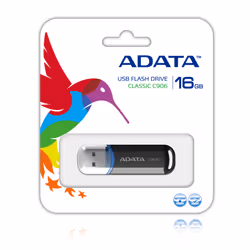ADATA C906 lecteur USB flash 16 Go USB Type-A 2.0 Noir