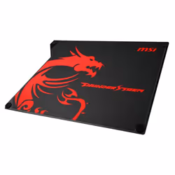 MSI THUNDERSTORM Mouse Pad Tapis de souris de jeu Noir, Rouge - Vue supplémentaire 4