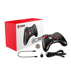MSI Force GC30 Noir USB 2.0 Manette de jeu Analogique/Numérique Android, PC (S10-43G0030-EC4)