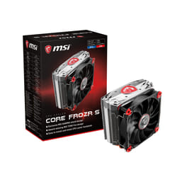 MSI Core Frozr S Carte SIM Refroidisseur 12 cm Noir, Rouge, Acier inoxydable
