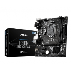 MSI H310M PRO-VDH PLUS carte mère Intel H310 LGA 1151 (Emplacement H4) micro ATX