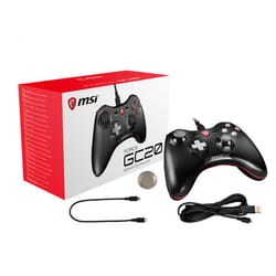 Manette de Jeu Analogique/Numérique MSI Force GC20 Noir pour Android et PC