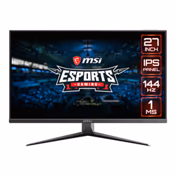 MSI Optix MAG273, 68,6 cm (27"), 1920 x 1080 pixels, Full HD, LCD, 1 ms, Noir