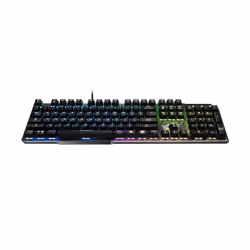 MSI VIGOR GK50 ELITE BOX WHITE clavier USB QWERTZ Français Noir, Métallique - Vue supplémentaire 4