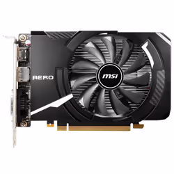 MSI GeForce GTX 1650 D6 Aero ITX OC, GeForce GTX 1650, 4 Go, GDDR6, 128 bit, 7680 x 4320 pixels, PCI Express x16 3.0