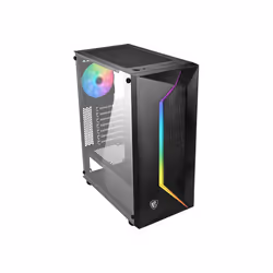 MSI MAG VAMPIRIC 100R 'V100R' ARGB Mid Tower Gaming Computer Case Midi Tower Noir - Vue supplémentaire 4