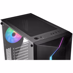 MSI MAG VAMPIRIC 100R 'V100R' ARGB Mid Tower Gaming Computer Case Midi Tower Noir - Vue supplémentaire 5