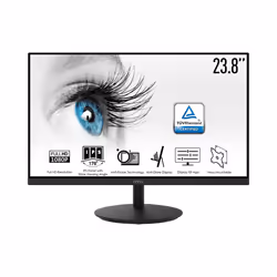 MSI Pro MP242, 60,5 cm (23.8"), 1920 x 1080 pixels, Full HD, LCD, 5 ms, Noir