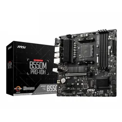 MSI B550M PRO-VDH Emplacement AM4 micro ATX AMD B550