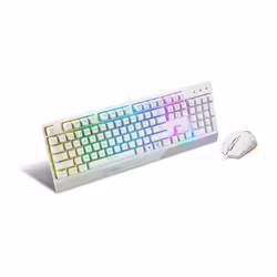 MSI Vigor GK30 Combo White clavier Souris incluse USB QWERTY Français Blanc - Vue supplémentaire 4