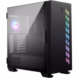 MSI MAG VAMPIRIC 300R, Midi Tower, PC, Noir, ATX, EATX, ITX, micro ATX, Jouer, Multicolore
