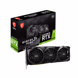 MSI GeForce RTX 3080 Ventus 3X Plus 10G OC LHR, GeForce RTX 3080, 10 Go, GDDR6X, 320 bit, 7680 x 4320 pixels, PCI Express 4.0