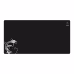 MSI Agility GD80, Noir, Blanc, Image, Tissu, Caoutchouc, Base antidérapante, Tapis de souris de jeu