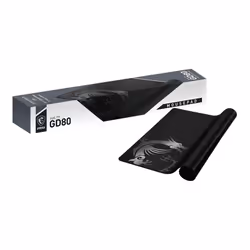 MSI Agility GD80 Tapis de souris de jeu Noir, Blanc - Vue supplémentaire 5