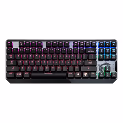 MSI Vigor GK50 Low Profile TKL, Sans clé (80 - 87%), USB, Clavier mécanique, AZERTY, LED RGB, Noir