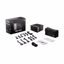MSI 306-7ZP5C11-CE0 unité d'alimentation d'énergie 1000 W 20+4 pin ATX ATX Noir - Vue supplémentaire 6