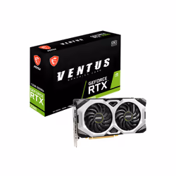 MSI GeForce RTX 2060 Ventus 12G OC, GeForce RTX 2060, 12 Go, GDDR6, 192 bit, 7680 x 4320 pixels, PCI Express x16 3.0