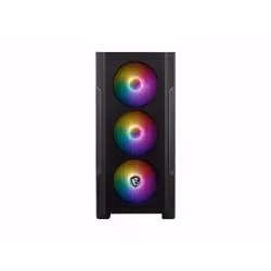 MSI MAG FORGE M100A unité centrale Micro Tower Noir, Transparent