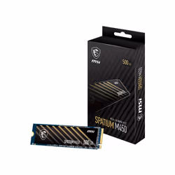 MSI SPATIUM M450 PCIe 4.0 NVMe M.2 500GB, 500 Go, M.2, 3600 Mo/s