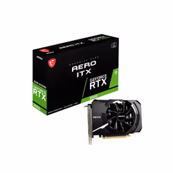 MSI GEFORCE RTX 3050 AERO ITX 8G, GeForce RTX 3050, 8 Go, GDDR6, 128 bit, 7680 x 4320 pixels, PCI Express x8 4.0