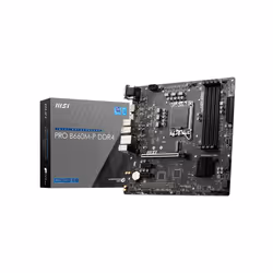 MSI PRO B660M-P DDR4, Intel, LGA 1700, Intel® Core™ i9, LGA 1700, DDR4-SDRAM, 128 Go