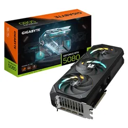 GIGABYTE GeForce RTX 5080 GAMING OC 16G Carte Graphique - 16 GB GDDR7, 256 bits, PCI-E 5.0, 2730MHz Core Clock, 3 x DisplayPort, 1 x HDMI, GV-N5080GAMING OC-16GD
