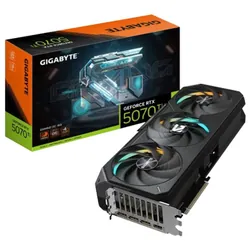 GIGABYTE GeForce RTX 5070 Ti GAMING OC 16G Carte Graphique - 16 Go GDDR7, 256 bits, PCI-E 5.0, XXXX MHz Core Clock, 3 x DP 2.1a, 1 x HDMI 2.1b, NVIDIA DLSS 4, GV-N507TGAMING OC-16GD