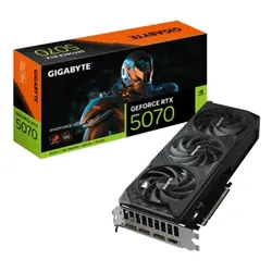 GIGABYTE GeForce RTX 5070 WINDFORCE OC SFF 12G Carte Graphique - 16 Go GDDR7, 256 bits, PCI-E 5.0, XXXX MHz Core Clock, 3 x DP 2.1a, 1 x HDMI 2.1b, NVIDIA DLSS 4, GV-N5070WF3OC-12GD