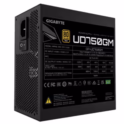 Gigabyte GP-UD750GM unité d'alimentation d'énergie 750 W 20+4 pin ATX ATX Noir - Vue supplémentaire 4
