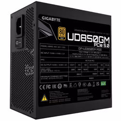 Gigabyte GP-UD850GM PG5 unité d'alimentation d'énergie 850 W 20+4 pin ATX ATX Noir - Vue supplémentaire 5