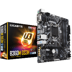 Gigabyte B360M DS3H carte mère Intel B360 Express LGA 1151 (Emplacement H4) micro ATX