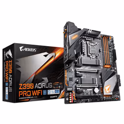Gigabyte Z390 AORUS PRO WIFI, Intel, LGA 1151 (Emplacement H4), Intel® Celeron®, Intel® Core™ i3, Intel® Core™ i5, Intel® Cor ...