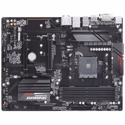 Gigabyte B450 Gaming X, AMD, Emplacement AM4, AMD Ryzen, DDR4-SDRAM, DIMM, 2133,2400,2667,2933 MHz