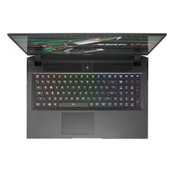 GIGABYTE 17G KD-72FR325SH Intel® Core™ i7 i7-11800H Ordinateur portable 43,9 cm (17.3") Full HD 16 Go DDR4-SDRAM 512 Go SSD NVIDIA GeForce RTX 3060 Wi-Fi 6 (802.11ax) Windows 10 Home Noir