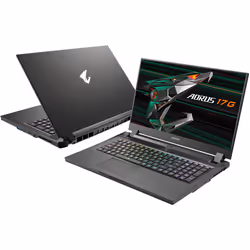 GIGABYTE 17G KD-72FR325SH Intel® Core™ i7 i7-11800H Ordinateur portable 43,9 cm (17.3") Full HD 16 Go DDR4-SDRAM 512 Go SSD NVIDIA GeForce RTX 3060 Wi-Fi 6 (802.11ax) Windows 10 Home Noir