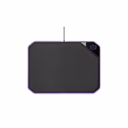 Cooler Master MP860, Noir, Uniforme, Aluminium, Tissu, Plastique, Caoutchouc, Alimenté par port USB, Rouge/Vert/Bleu, Tapis d ...
