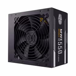 Cooler Master MWE 550 Bronze 230V V2, 550 W, 200 - 240 V, 50/60 Hz, 5 A, Actif, 110 W