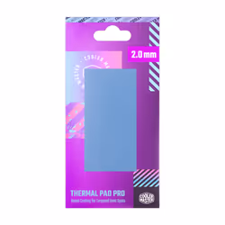 Cooler Master Thermal Pad Pro, Pad thermique, 15,3 W/m·K, 3,4 g/cm³, Bleu, -40 - 200 °C, 45 mm
