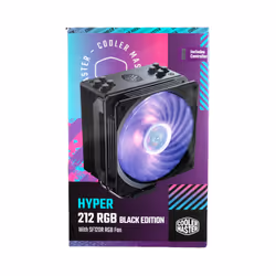 Réfrigérateur CPU Cooler Master Hyper 212 RGB Édition Noire pour LGA1700, Ventilateur 12cm Noir - Vue supplémentaire 8