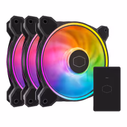 Cooler Master MasterFan MF120 Halo² 3in1, Ventilateur, 12 cm, 0 tr/min, 2050 tr/min, Noir