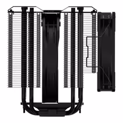 Réfrigérateur d'air silenceux MasterAir MA824 Stealth - Ventilateur 120/135mm Noir - Vue supplémentaire 4