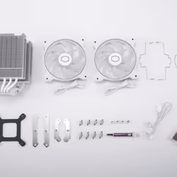 Cooler Master Hyper 622 Halo White Processeur Refroidisseur d'air 12 cm Blanc - Vue supplémentaire 11
