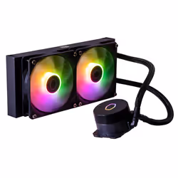 Cooler Master MasterLiquid 240L Core ARGB, Kit de refroidissement du liquide, 12 cm, 650 tr/min, 1750 tr/min, 27,2 dB, 71,93  ...