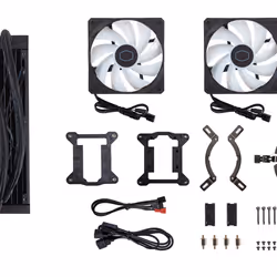 Cooler Master MasterLiquid 240L Core ARGB Processeur Kit de refroidissement du liquide 12 cm Noir - Vue supplémentaire 6
